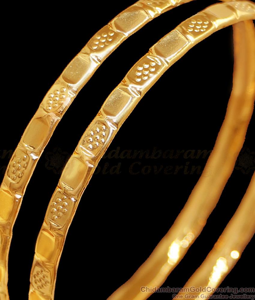 BR2396-2.2 Size South Indian Impon Daily Wear Bangle Designs Shop Online