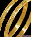 BR2409-2.2 Size Authentic Mango Design Impon Gold Bangle With Price