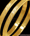 BR2415-2.4 Size Buy Real Impon Design Gold Plated Bangle Online