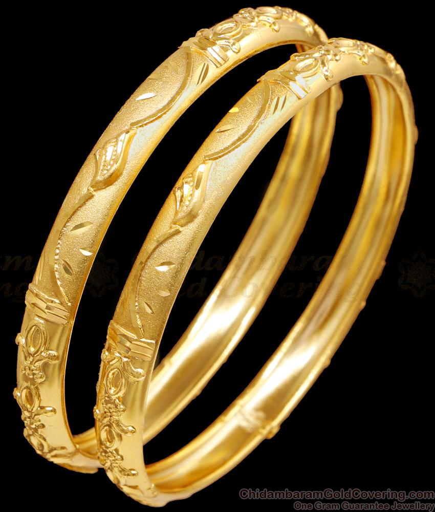 BR2432-2.8 Size Real Gold Design Bangles Guaranteed Imitation Jewelry