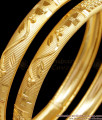 BR2443-2.4 Size Hollow Shaped Forming Gold Bangles For Wedding