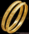 BR2444-2.6 Size Real Gold Tone Light Weight Bangle Designs For Women