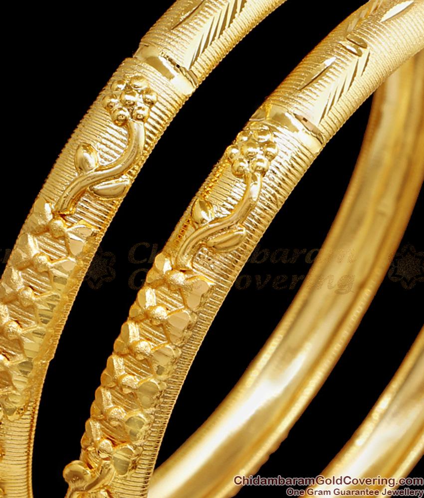 BR2453-2.4 Size New Model Gold Design Bangle 2 Gram Gold Jewellery