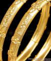 BR2467-2.8 Size Wedding Design Two Gram Gold Bangles Online