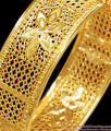 BR2469-2.8 Size Screw Type Gold Plated Kada Bangle For Brides