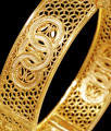 BR2477-2.4 Size 1 Gram Gold Kada Light Weight Wedding Bangle