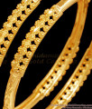 BR2481-2.6 Size High Quality Gold Plated Fancy Bangle Designs Online 