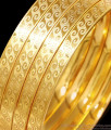 BR2499-2.10 Size Latest 4 Set Micro Polished Gold Plated Bangles