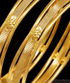 BR2502-2.4 Size Vintage Look Real Gold Design Bangle For Marriage