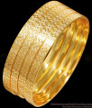 BR2505-2.6 Size Traditional One Gram Gold Bangle For Daily Wear