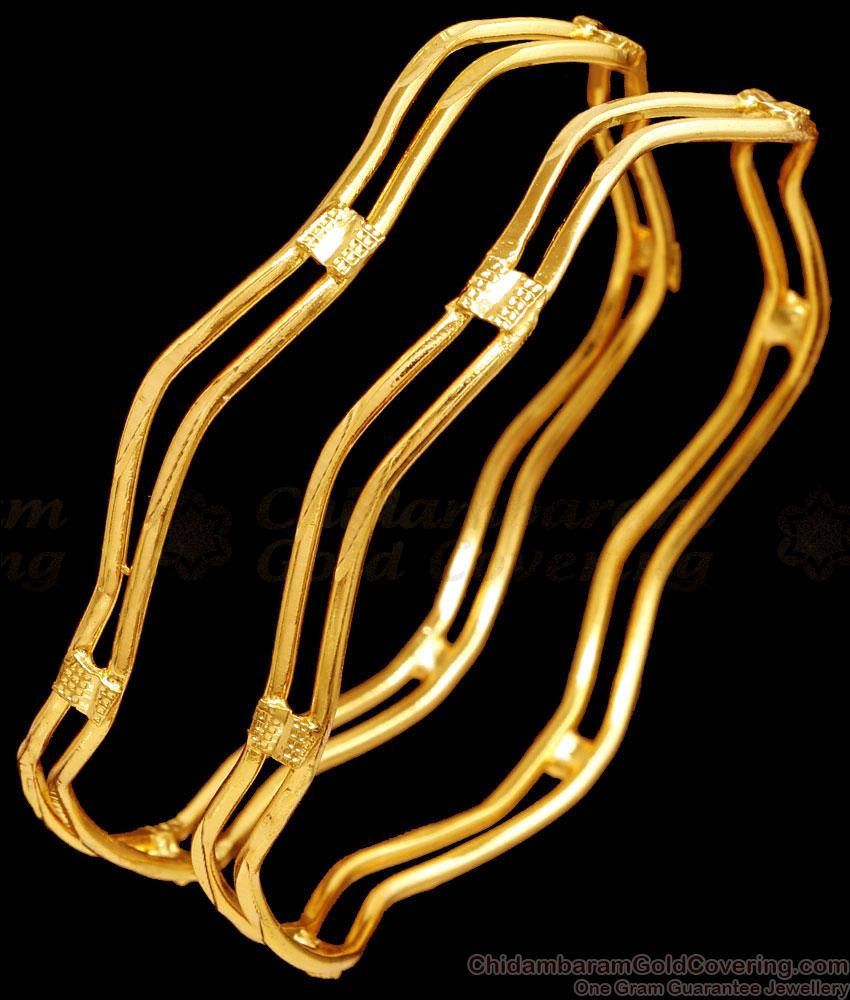 BR2509-2.8 Size New Arrival Gold Imitation Neli Bangle For Women