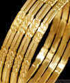 BR2511-2.8 Size New Model 1 Gram Gold 4 Set Wedding Bangle For Women