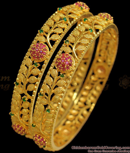 One gram gold bangles on sale models