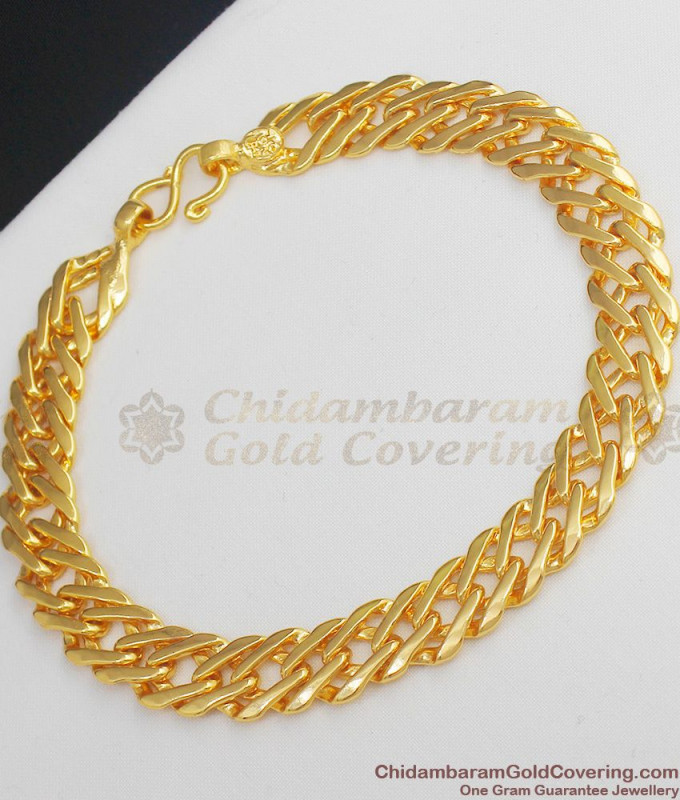 Mens Bracelet, Gold Plated Bracelets, Chidambaram Gold Covering ...