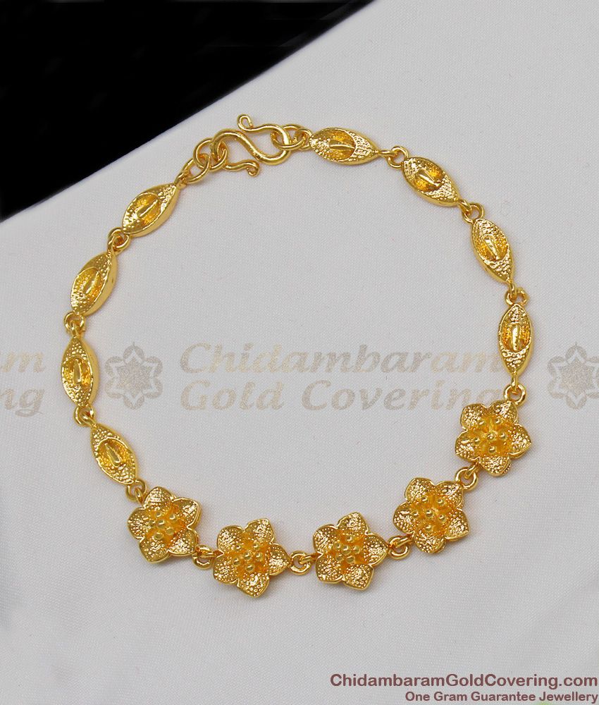 Star Heart Designed Handmade Gold Plated Fashion Bracelet Trendy Wear  BRAC115