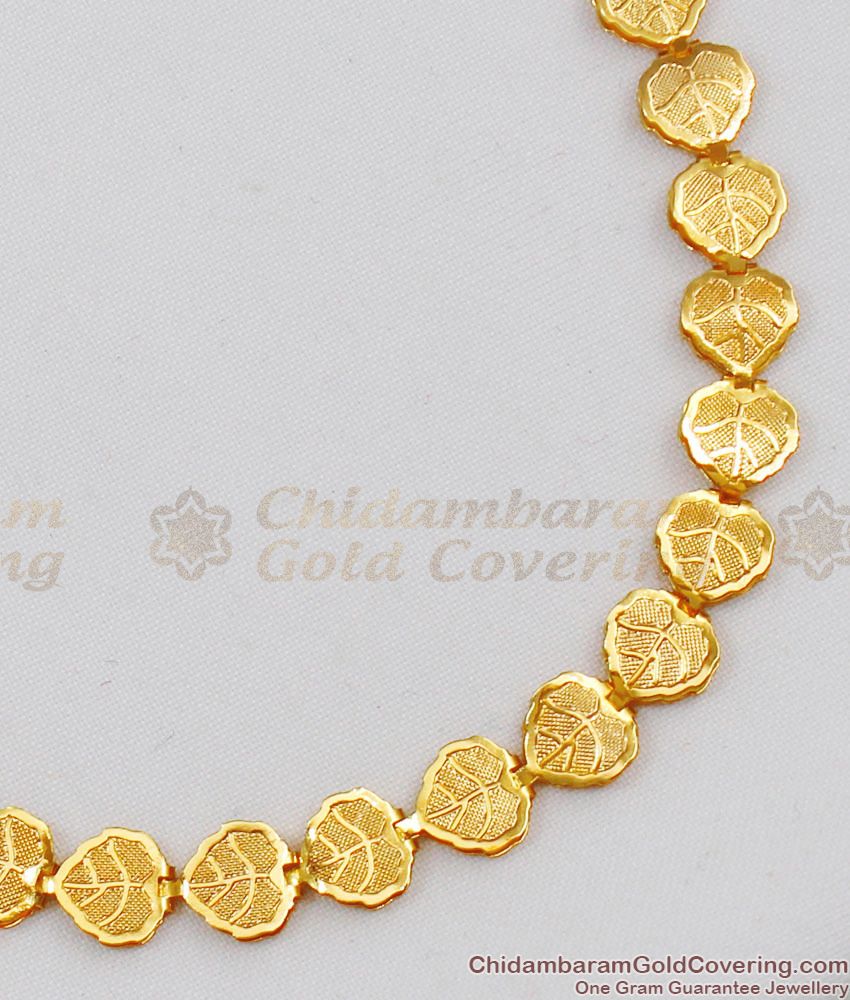 Leaf and Hash Office College Use Gold Plated Bracelet Designs For Girls BRAC128