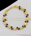 Short Black Beads Heart Bracelet Party Wear Collection For Womens BRAC132