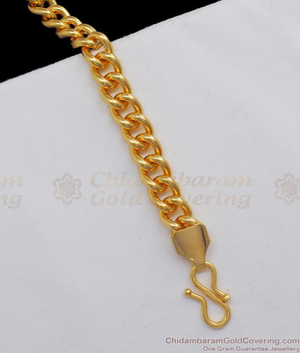 Link Chain Style Gold Bracelet For Men