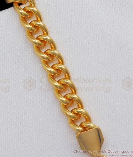 Buy Vaibhav Jewellers 22K Plain Gold Gents Bracelet 65VH2437 Online from  Vaibhav Jewellers