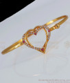 Fabulous Heart Design Gold Bracelets For Women BRAC345