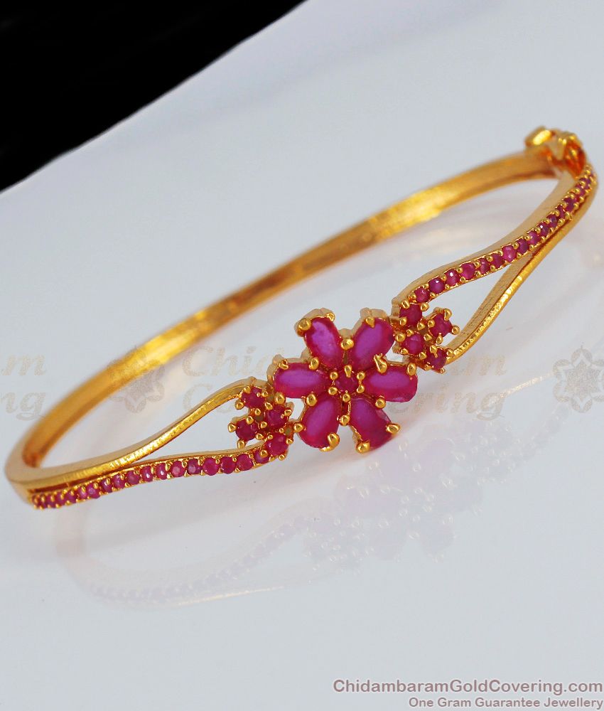 GENUINE RUBY gemstone singlestrand bracelet  Koi Beads