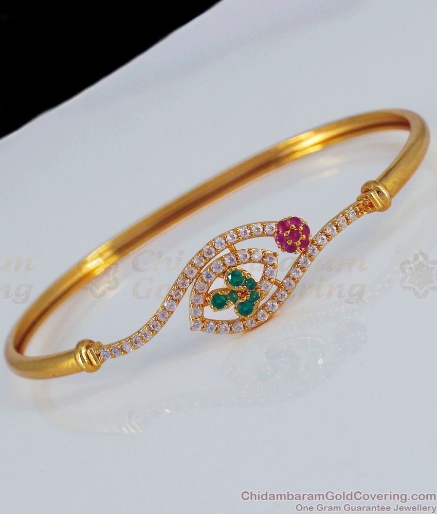 Buy Gold Bracelets & Bangles for Women by Digital Dress Room Online |  Ajio.com