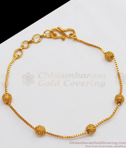 Buy quality Gold Ball Design Fancy Ledies Bracelet in Ahmedabad