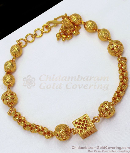 14k Gold Beaded Bracelet with clasp – Vivien Frank Designs