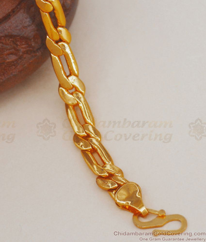 Buy Tirupati Deals Alloy Brass Gold Plated Sachin/Navaabi Bracelet for  Men/Boys at Amazon.in
