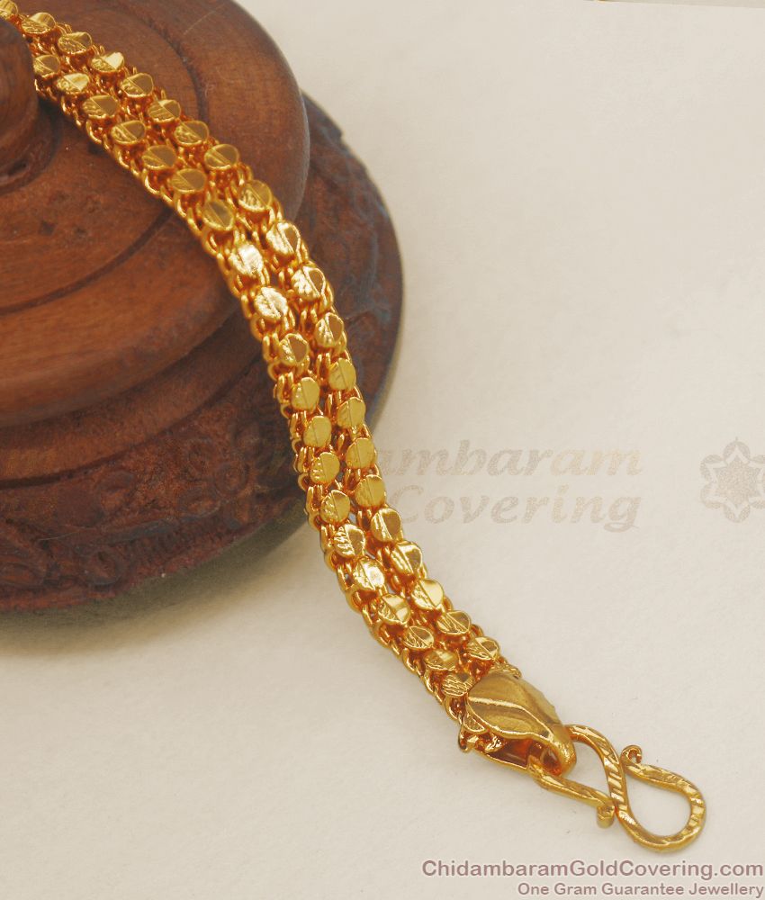 Buy quality 1 gram gold coated men's bracelet in Ahmedabad