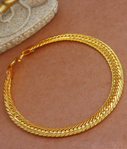 Wholesale Men's Chunky Men's Hand Chain Bracelets 24k Gold Color Link Chain  Bracelet For Women Jewelry - AliExpress