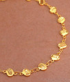 Plain Forming Gold Bracelets Occasional Wear Design BRAC862
