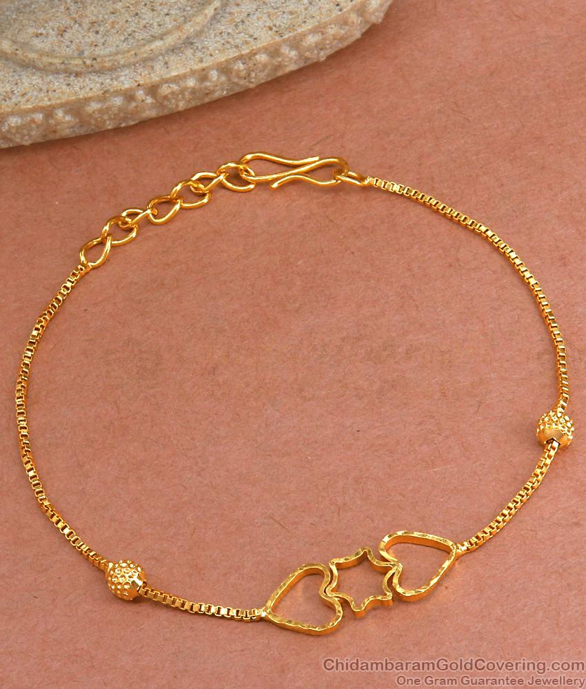 Women Regular Wear Gold Plated Bracelet Wrist Jewelry BRAC868
