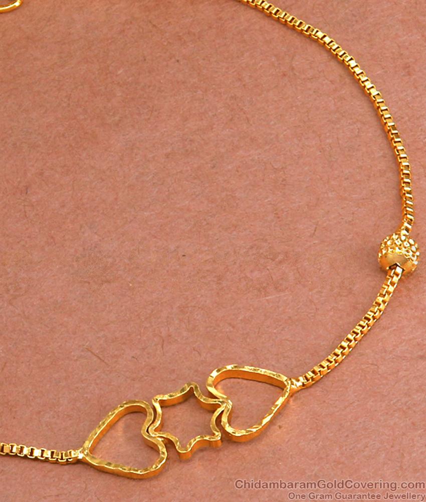 Women Regular Wear Gold Plated Bracelet Wrist Jewelry BRAC868