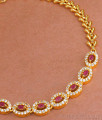Attractive Cz Stone Gold Imitation Bracelet Design BRAC876