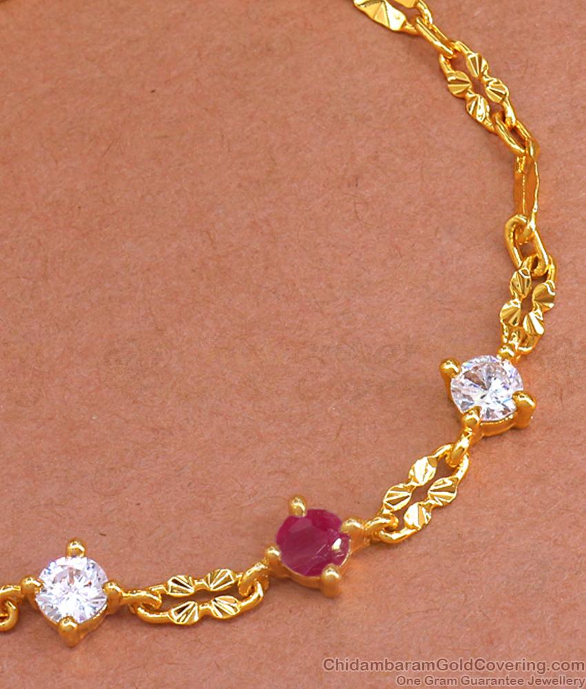 Thin Light Weight Gold Plated Bracelet BRAC880