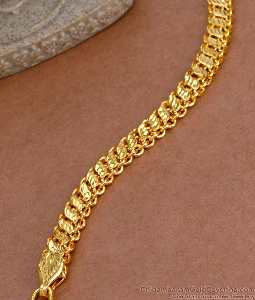 New Model Stylish 22K Gold Bracelet For Groom BRAC884