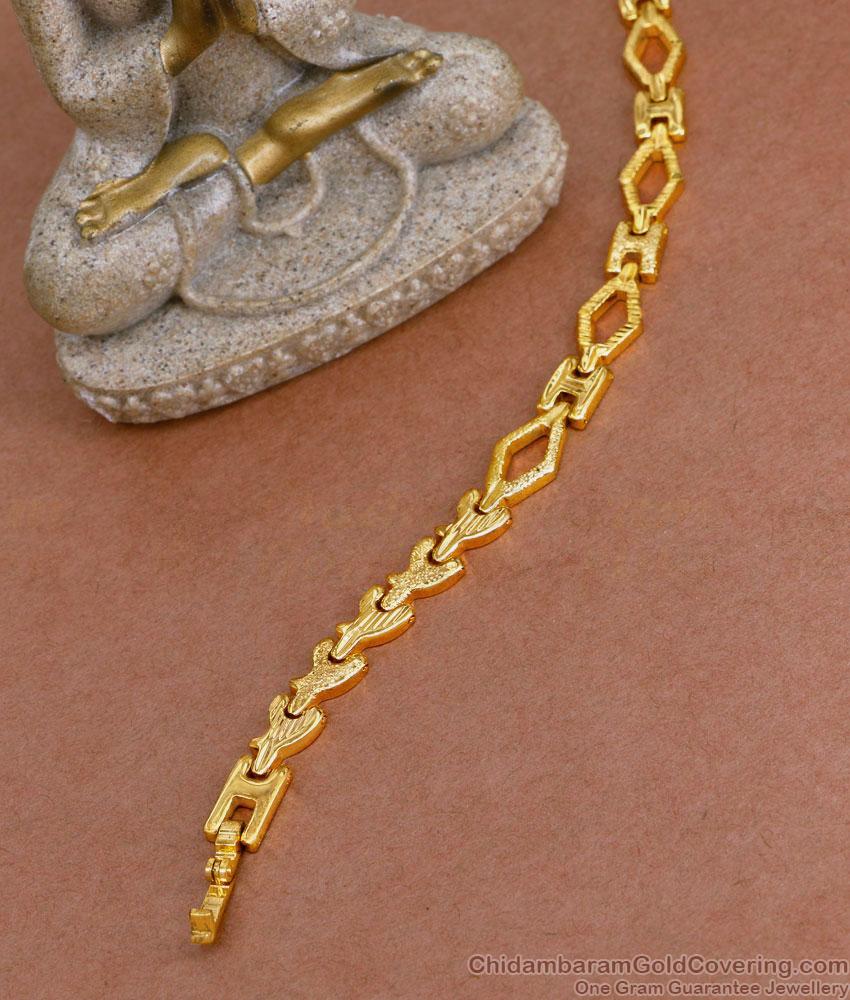 Light Weight Gold Plated Bracelet Integrate Design BRAC885