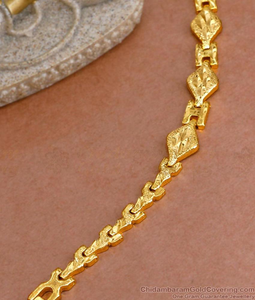 Latest One Gram Gold Plated Bracelet Matt Finish BRAC886