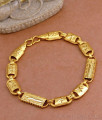 Handcrafted 2 Gram Gold Light Weight Bracelet For Mens BRAC888