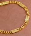 Buy Online Gold Plated Bracelet Hand Chain For Men BRAC890