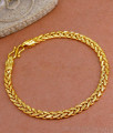 Plain Chain Type Gold Bracelet Daily Wear Collection BRAC895