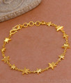 Beautiful Party Wear Star Design Gold Bracelet For Girls BRAC901