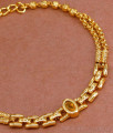 Single Yellow Sapphire Stone Gold Bracelet For Women BRAC904