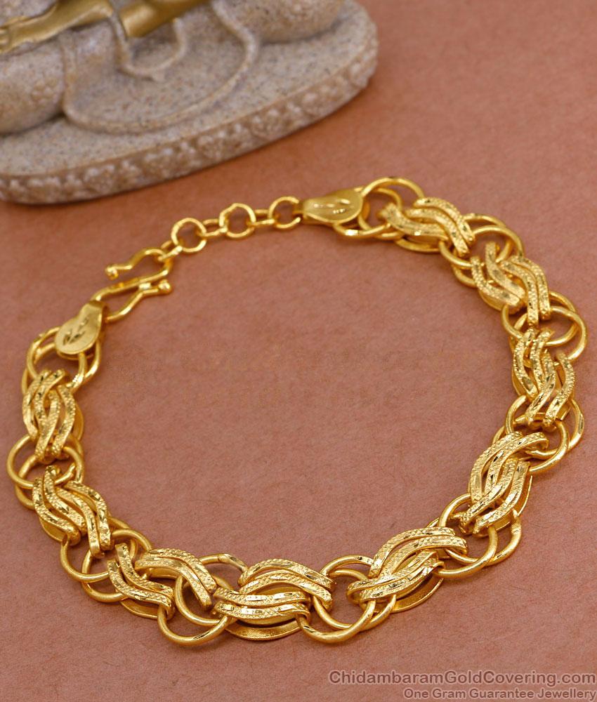 Premium Gold Forming Bracelet Light Weight Link Chain Design BRAC908