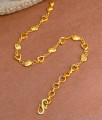 Cute Heart Charms Forming Gold Bracelet For Girls BRAC911