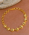 Heart Shaped Gold Chain Bracelet At Affordable Price Online BRAC914