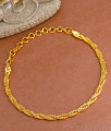 Regular Use Gold Imitation Bracelet Rope Chain Design BRAC915