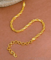 Regular Use Gold Imitation Bracelet Rope Chain Design BRAC915