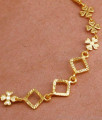 Charming One Gram Gold Bracelet Light Weight Plain Design BRAC934